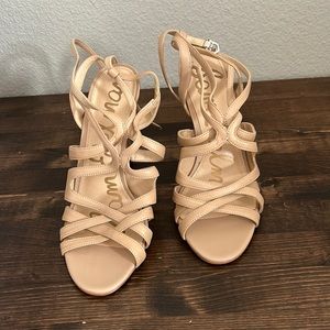 Sam Edelman Size 8.5 Nude Heels